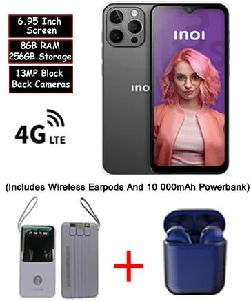 INOI Note 13s 256GB Storage and 8GB RAM Android