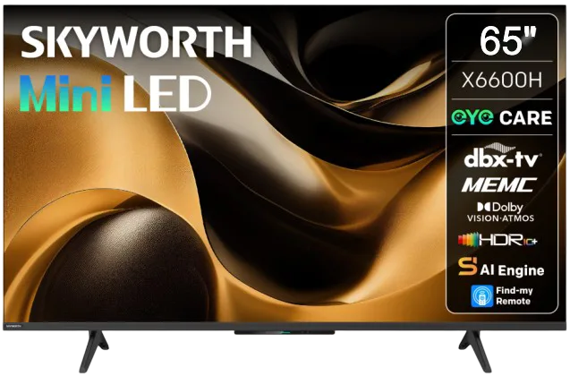 Skyworth 65 Inch 4k UHD MiniLED Google TV