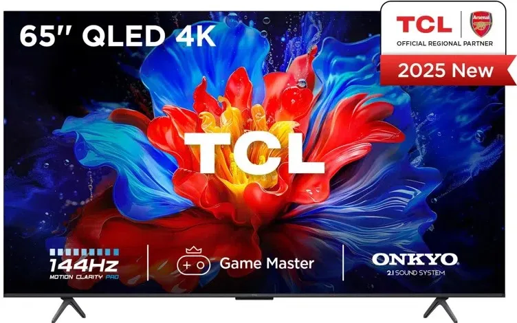 TCL 65-Inch QLED GOOGLE 144HZ LED TV