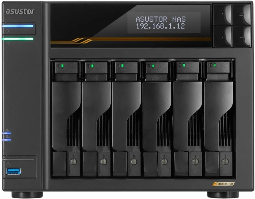 Asustor Lockerstor 6 Gen 3 NAS Enclosure