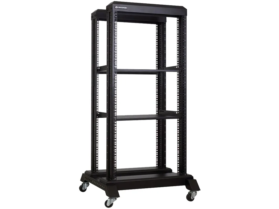 Linkbasic 22U 600 Deep Open Rack & 2 Shelves
