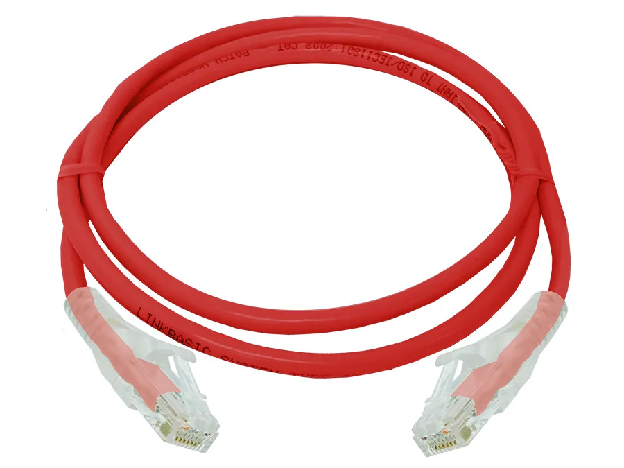 Linkbasic 1 Metre UTP Cat6 Flylead Red