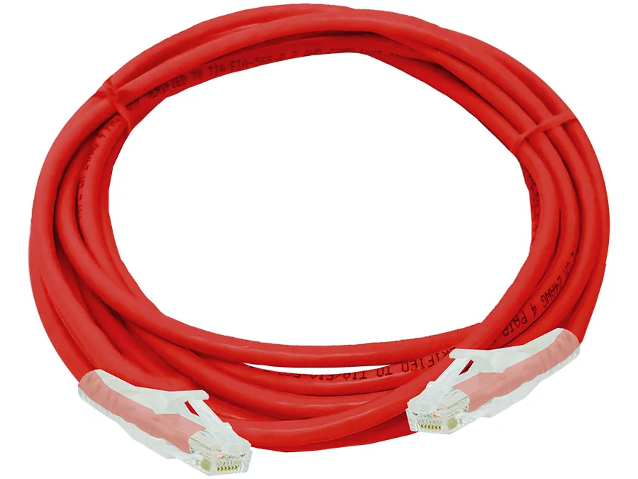 Linkbasic 3 Metre UTP Cat6 Flylead Red