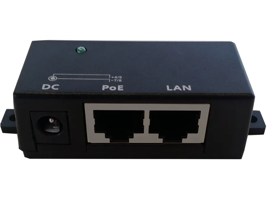 Scoop Single Port Fast Ethernet Passive PoE Injector