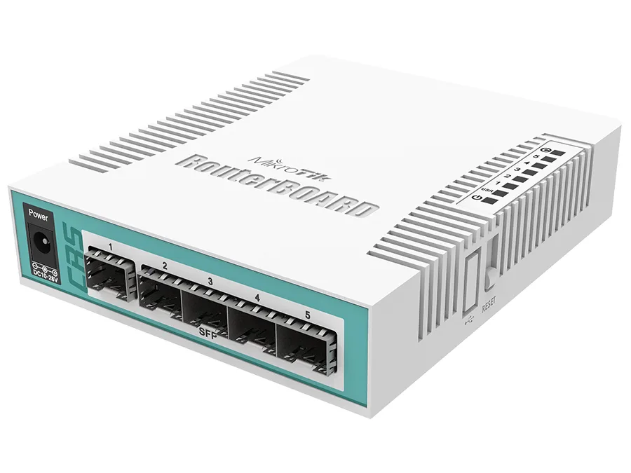 MikroTik Cloud Router Switch 5 Port SFP 1 PoE/SFP Port