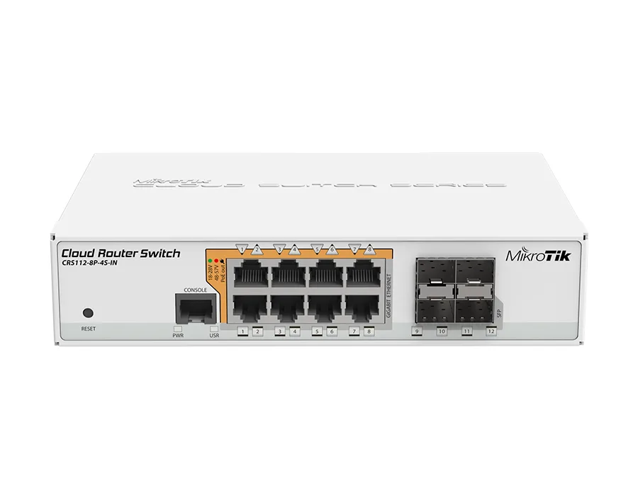 MikroTik Cloud Router Switch 8 Port PoE 4SFP