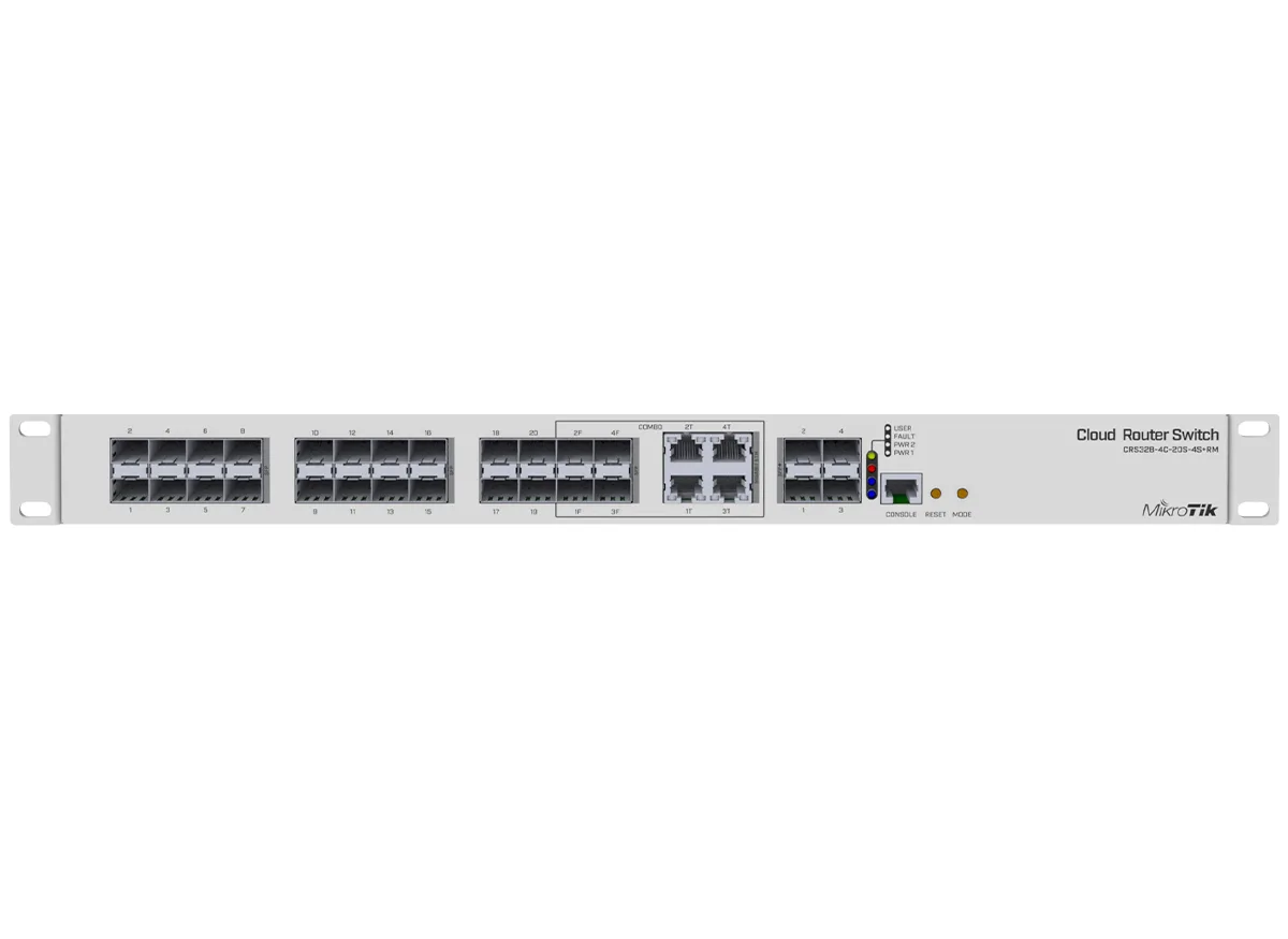 MikroTik Cloud Router Switch 20 Port SFP 4SFP+ 4 Gigabit/SFP Ports