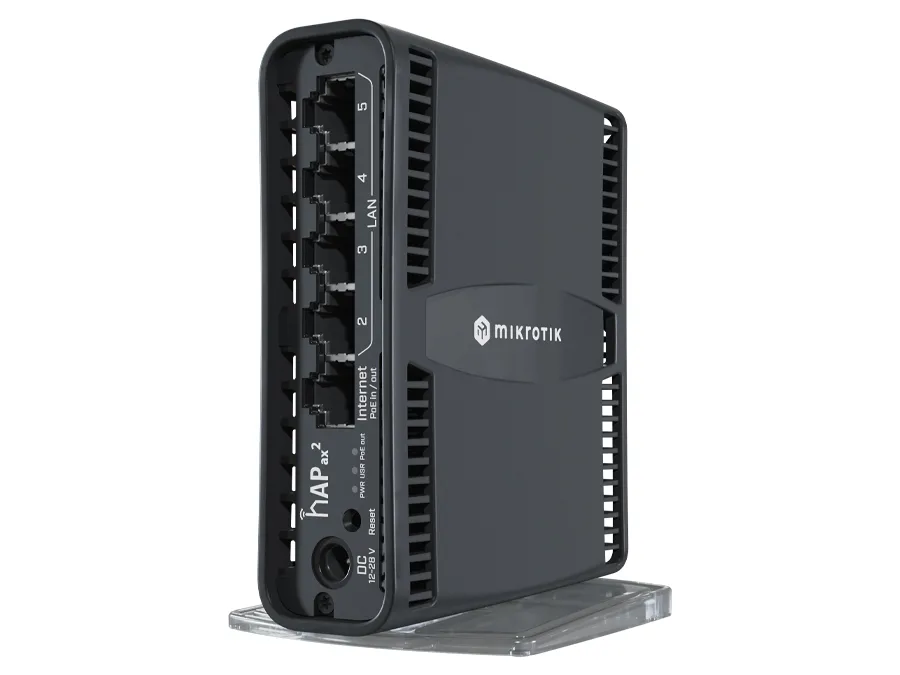 MikroTik hAP ax2 5 Port Gigabit 1800Mbps WiFi 6 Router