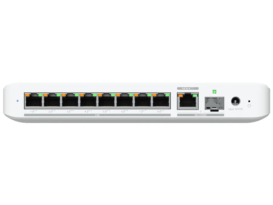Ubiquiti UniFi Flex 2.5G PoE 8 Port PoE with 10G Combo Uplink