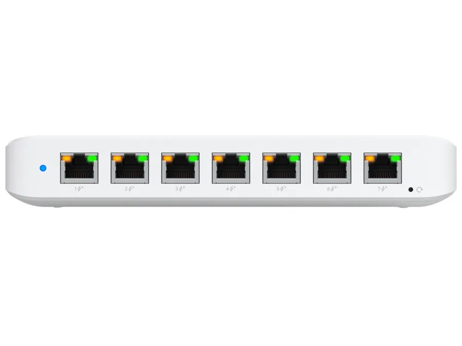 Ubiquiti UniFi Switch Ultra 8 Port Gigabit 1PoE Input 7 PoE Out 52W