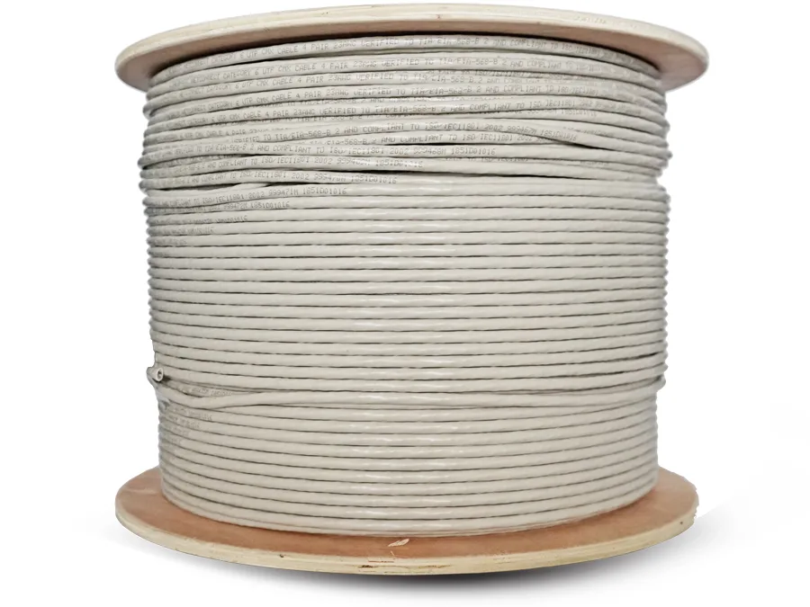 Linkbasic 500m Drum Cat6 Solid Grey UTP Cable