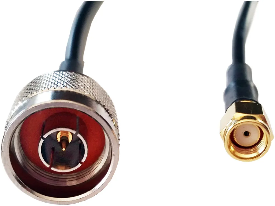 Locally Sourced 0.5M SMA R/P to N-Type Male LMR Cable