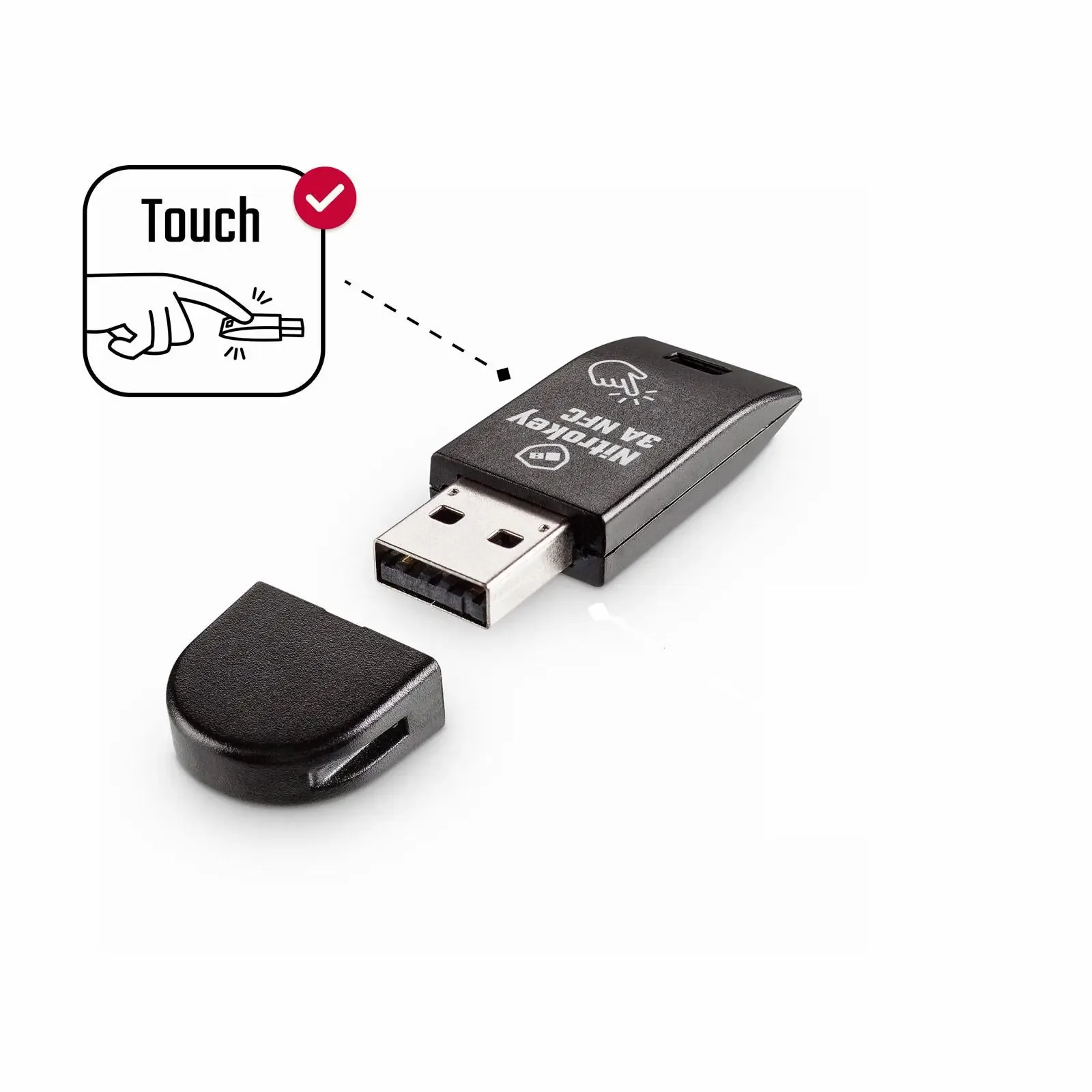 Nitrokey 3A USB-A FIDO2 OpenPGP Security Key