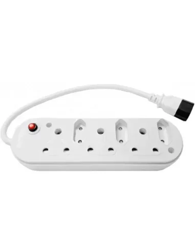 Acconet 6 Way Multiplug with 3x 16A SA and 3x 5A 2 Pin Sockets