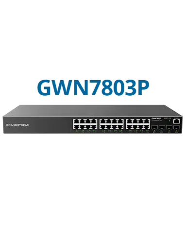 Grandstream Enterprise L2++ 24 port Managed GbE PoE Switch 250W
