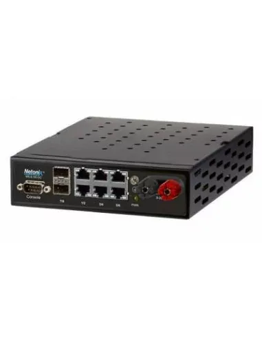 Netonix 6-Port Managed PoE Switch 24V-48V DC PoE + 2SFP Uplink Ports 150W