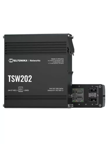 Teltonika 8-Port Industrial Managed PoE+ Switch