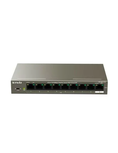 Tenda 9-Port Fast Ethernet Desktop Switch with 8-Port PoE