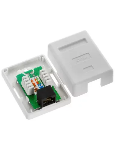 Acconet CAT5e Single RJ45 Wall Box