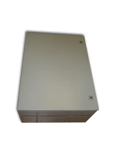 Metal IP55 Weatherproof Enclosure (800x600x350), Beige, Surface Mount, Lockable Doors