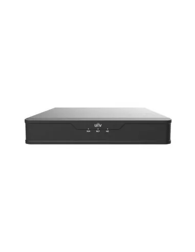Uniview UNV EASY Series NVR with 1 HDD Slot and 8 PoE Ports