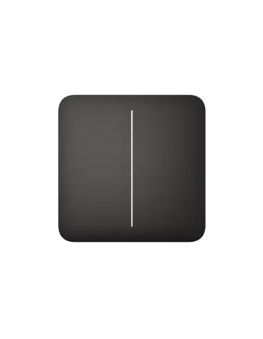 AJAX Security - Black SoloButton 2-GANG
