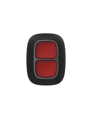 AJAX Security - DoubleButton Jeweller - Double Black Wireless Smart Button for Panic...