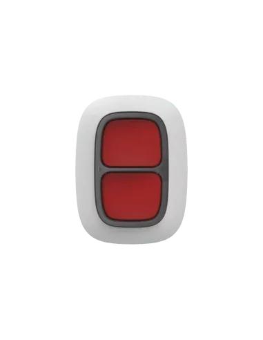 AJAX Security - DoubleButton Jeweller - Double White Wireless Smart Button for Panic...