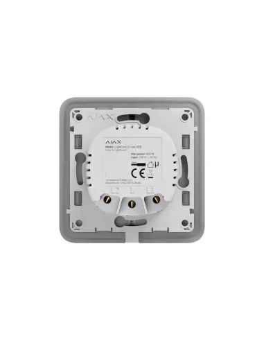 AJAX Security - LightCore 2 Way Wireless Light Switch, SoloButton not included