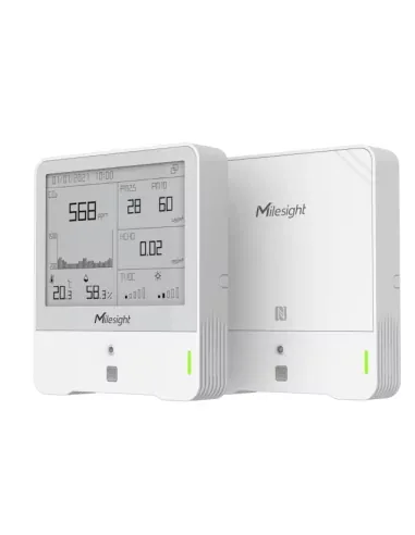 Milesight Indoor Ambience Monitor - Temp, Humidity, PIR, Light, TVOC, CO2, Barometric,...