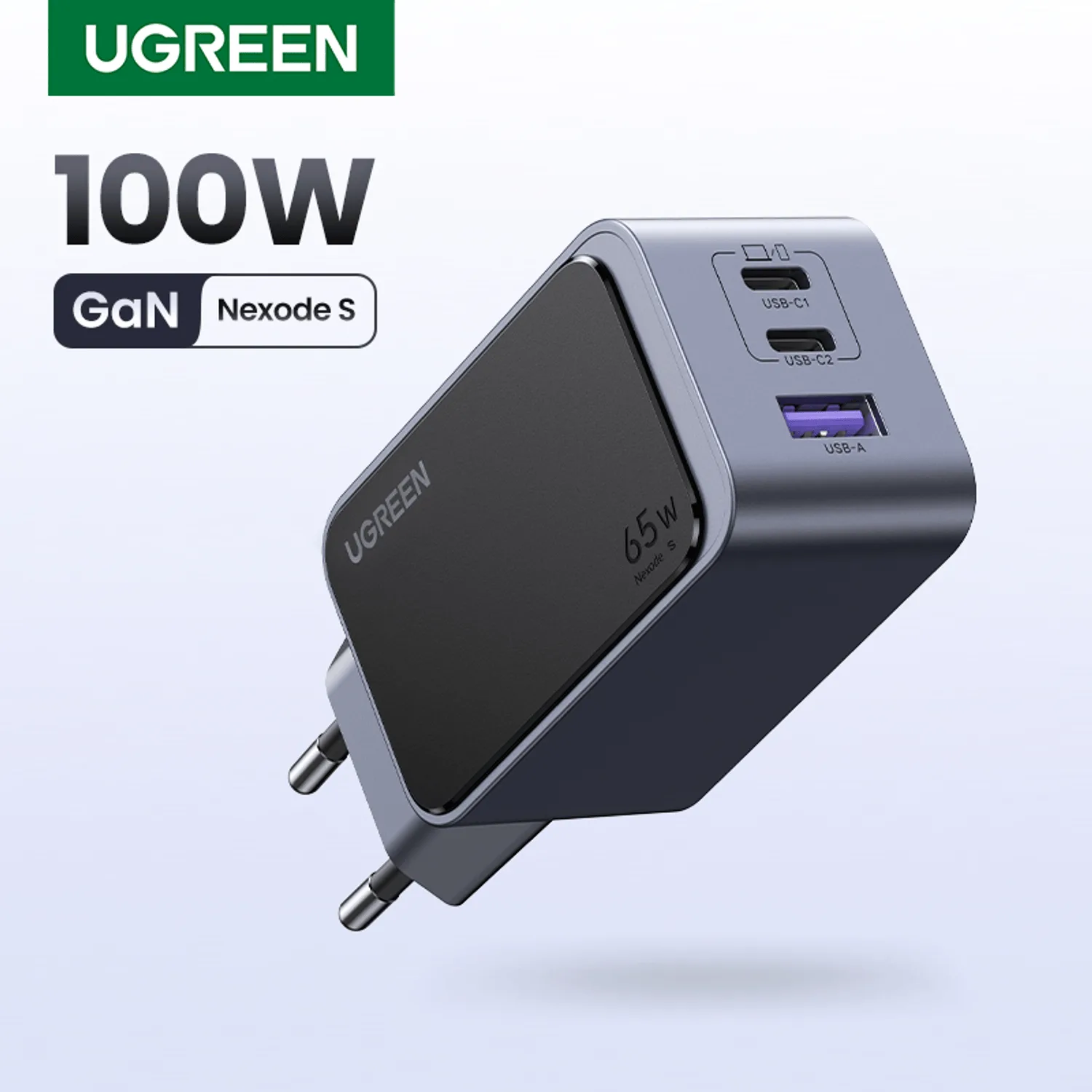UGREEN Nexode 65W 3-Port Charger