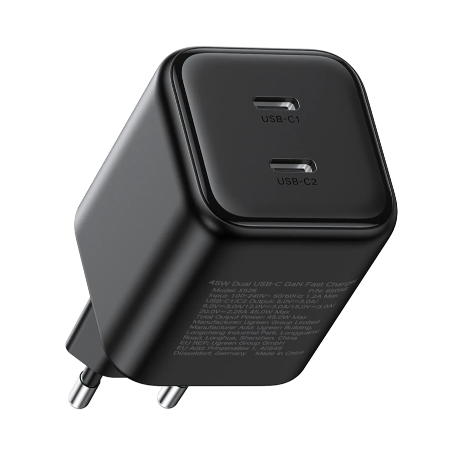 UGreen Charger USB Type-C GaN Fast 45W EU