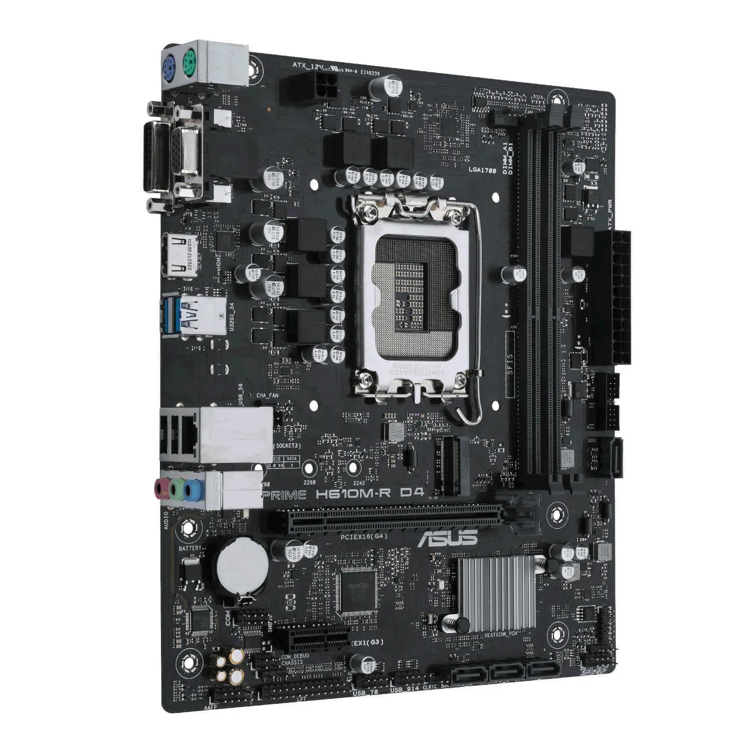 ASUS Prime H610M-R D4 LGA1700 M-ATX Motherboard