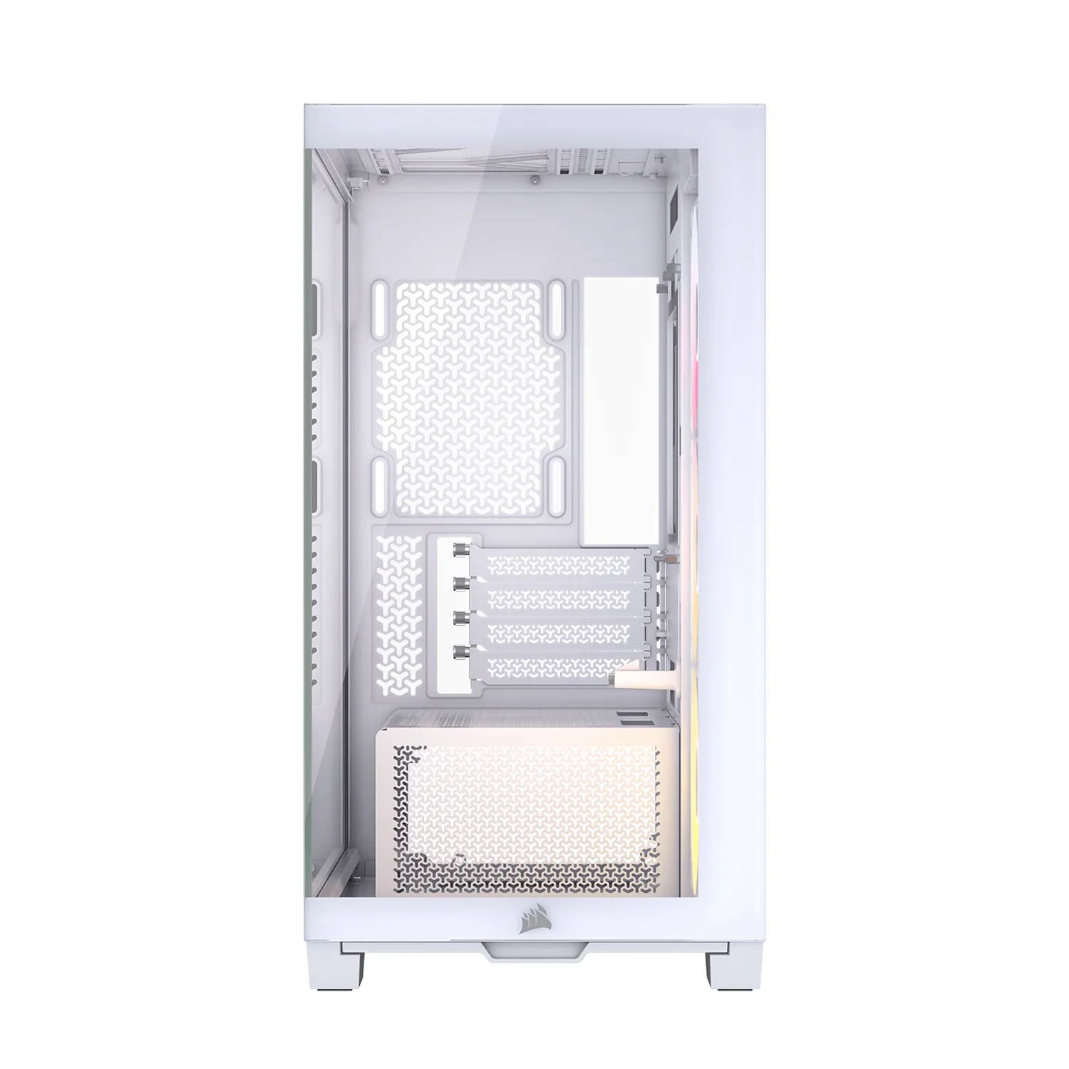 Corsair 2800X RS-R ARGB Micro-ATX PC Case – White