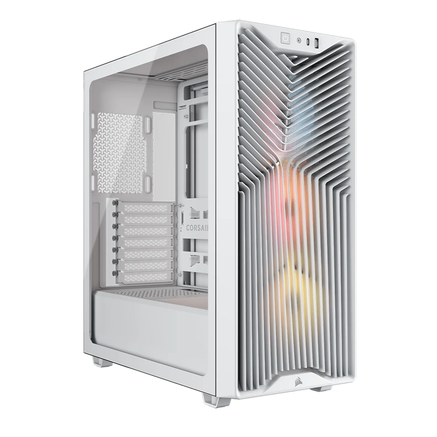 Corsair 3200D RS ARGB Mid-Tower PC Case – White