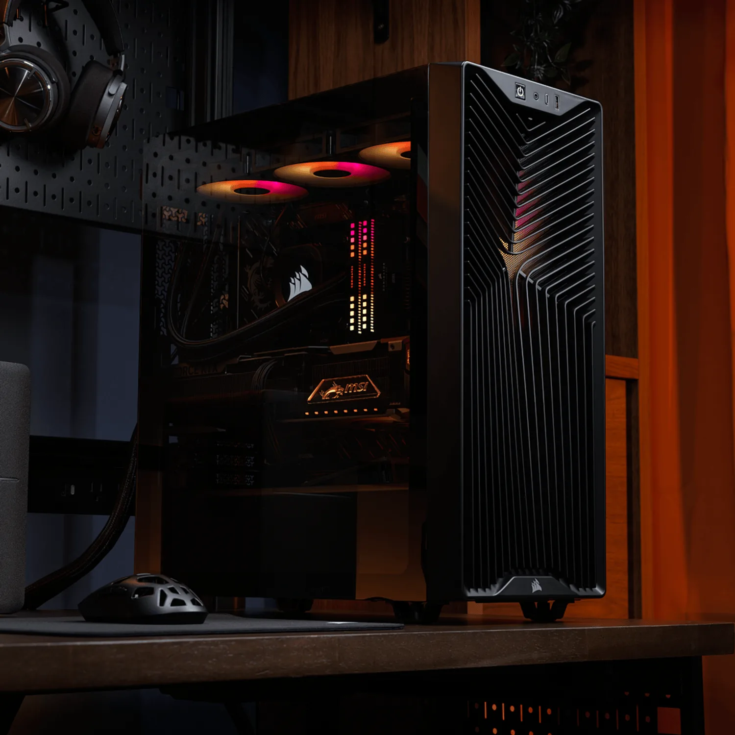 Corsair 3200D RS ARGB Mid-Tower PC Case - Black