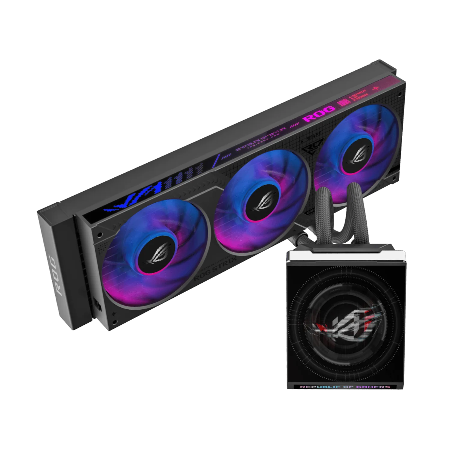 ASUS ROG Strix SLC IV 360 ARGB LCD Liquid CPU Cooler - Black