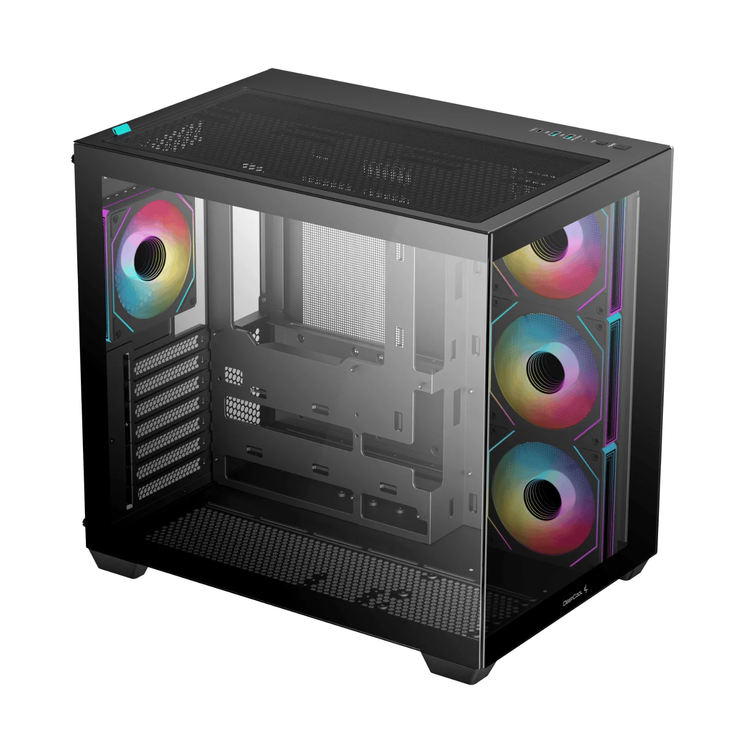 DeepCool CG530 4F Tempered Glass ATX Gaming Chassis - Black