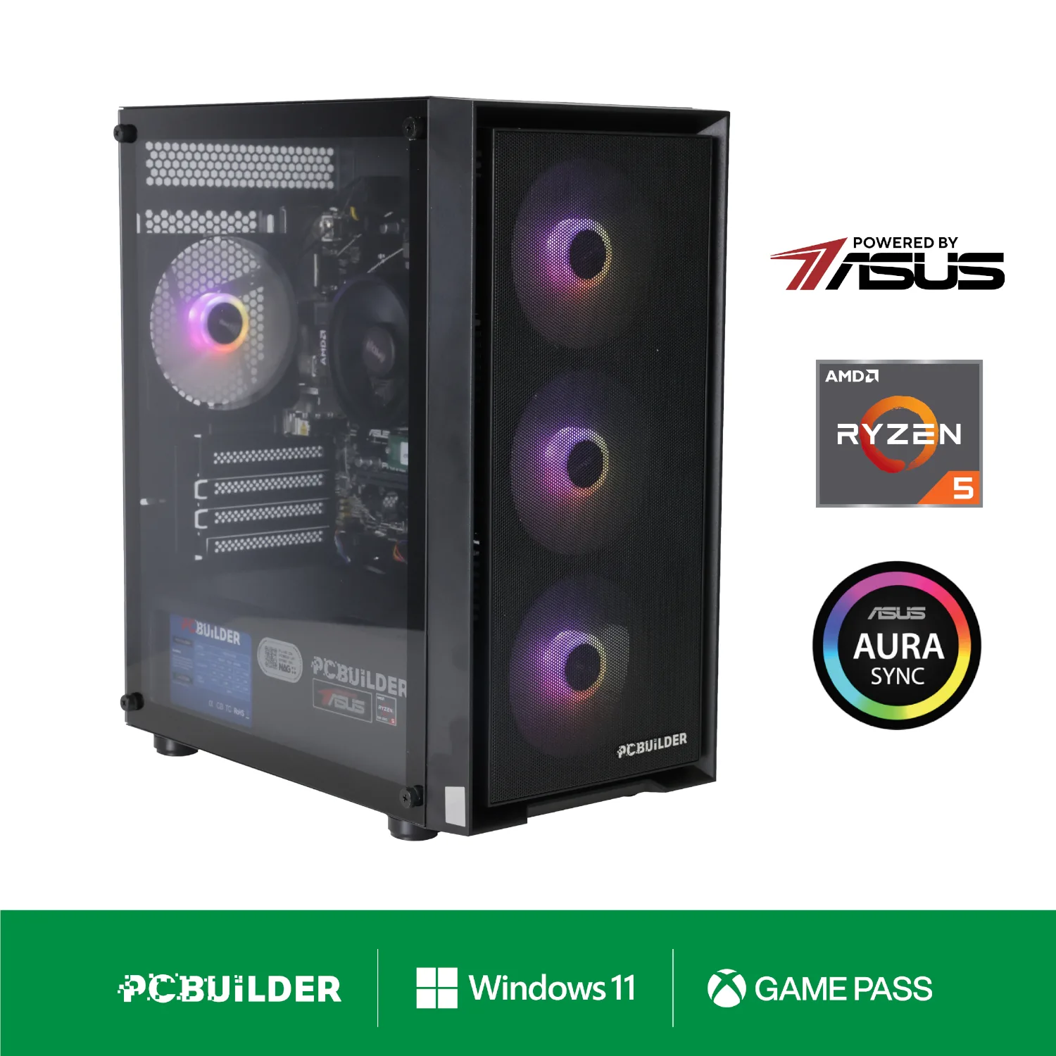 PCBuilder Ryzen 5 8600G WARDEN Windows 11 Gaming PC