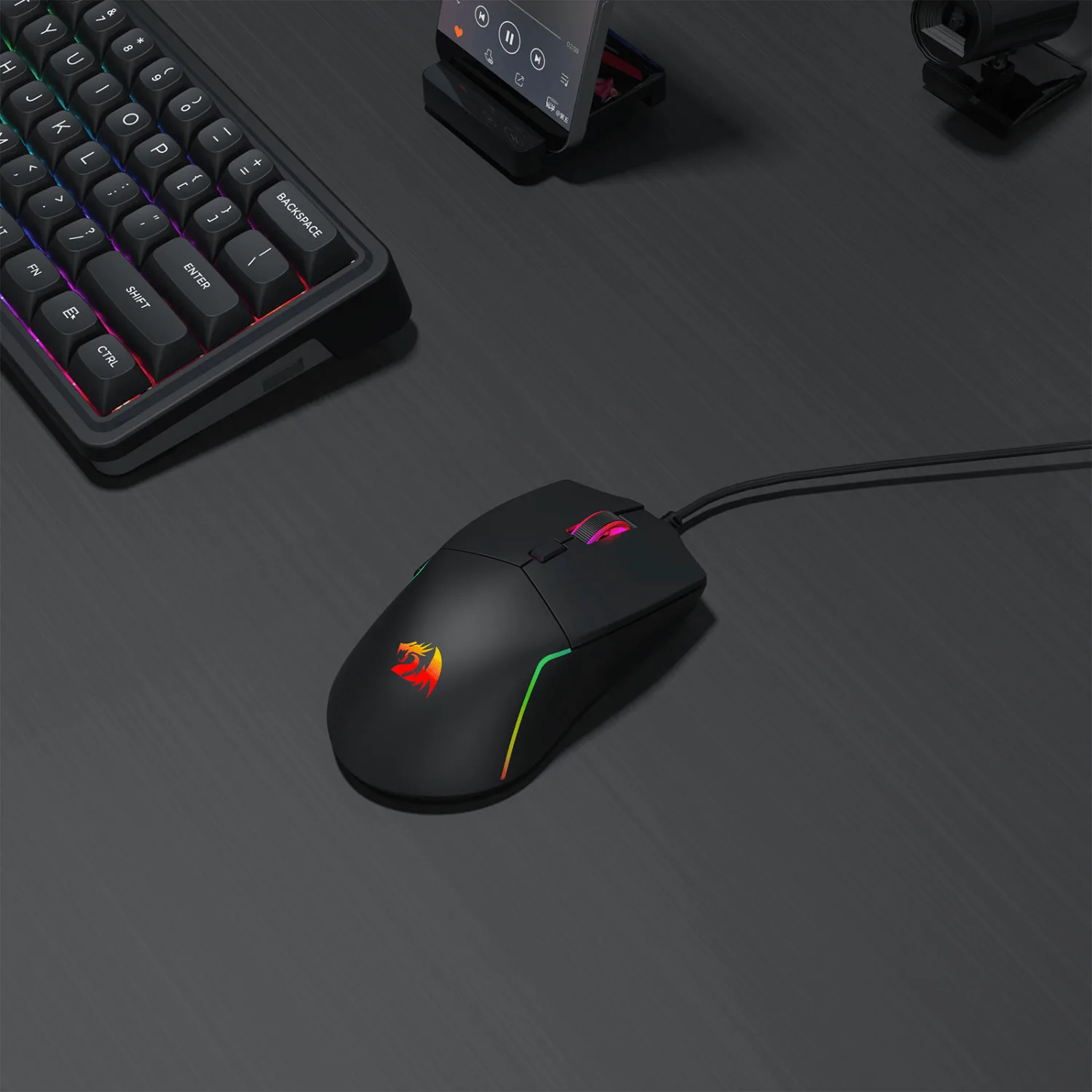 Redragon NAGA RGB 10000DPI Wired Gaming Mouse
