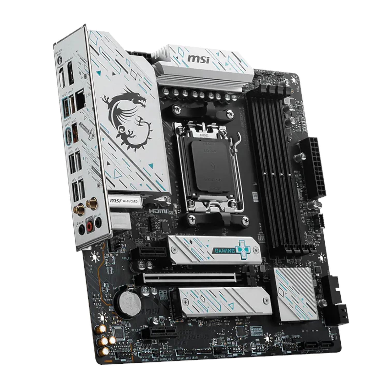 MSI B650M Gaming Plus WiFi AM5 M-ATX Gaming Motherboard