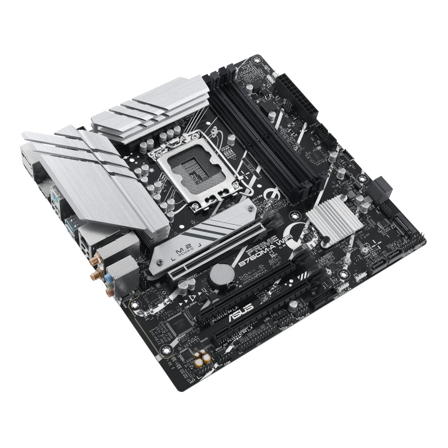 Asus PRIME B760M-A WIFI LGA1700 and Asus Prime LC 240 ARGB Liquid CPU Cooler Bundle
