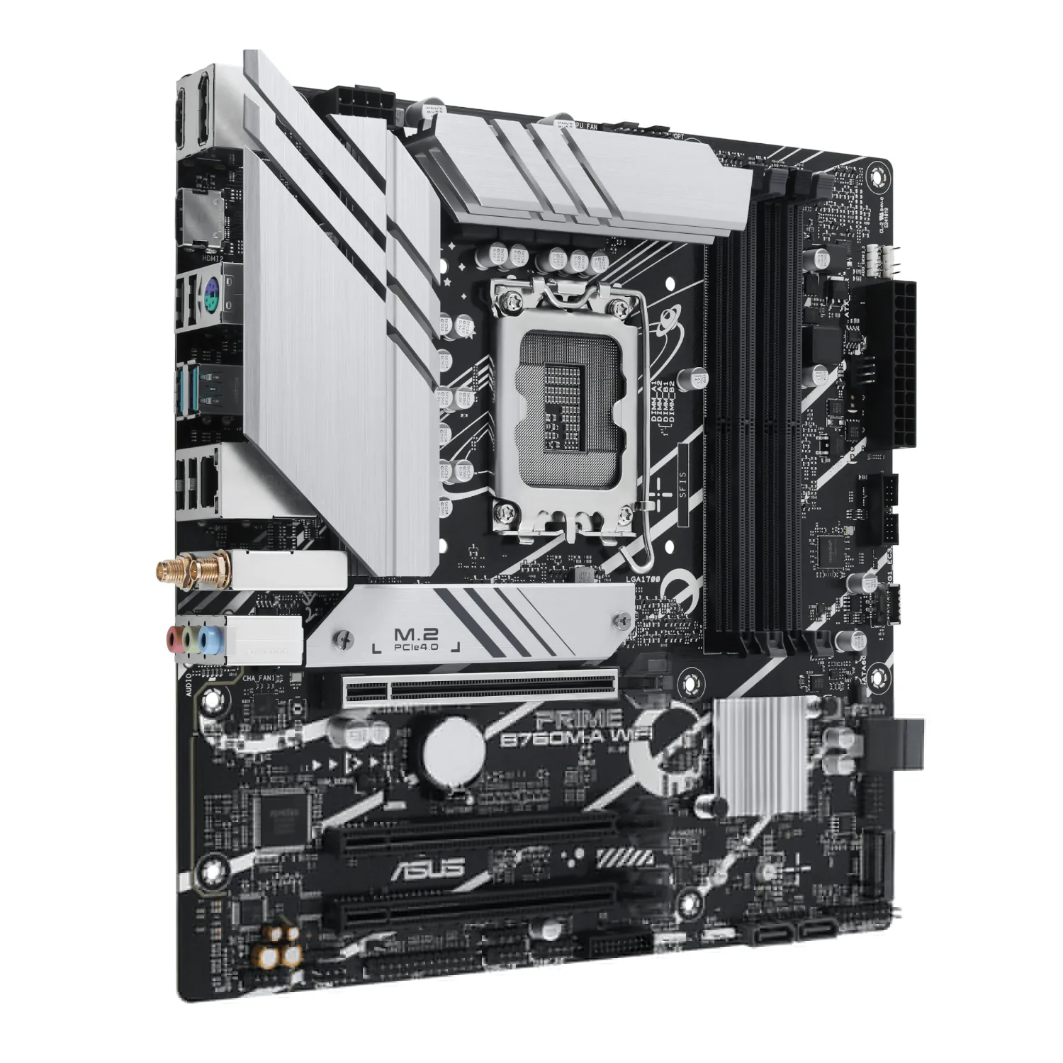 Asus PRIME B760M-A WIFI LGA1700 and Asus Prime LC 240 ARGB Liquid CPU Cooler Bundle