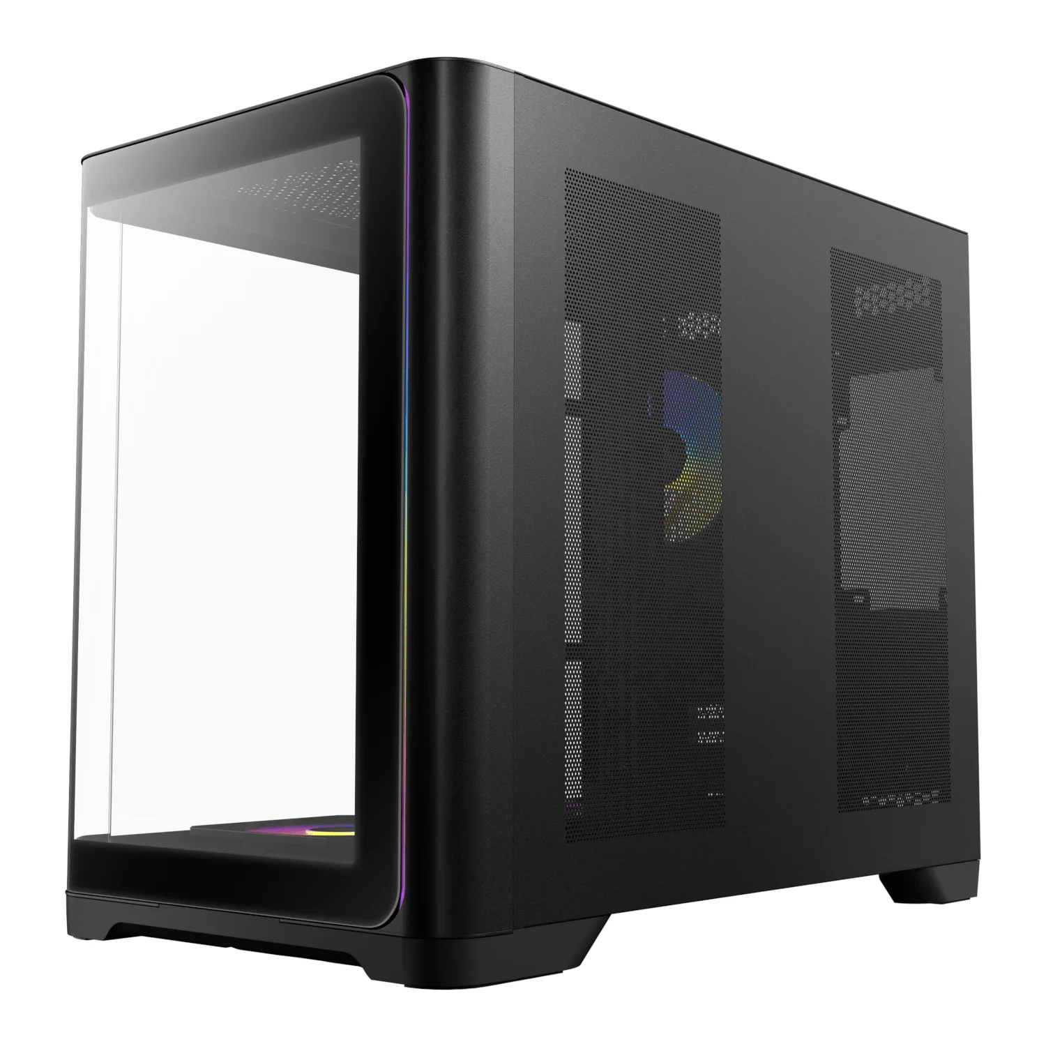 Antec C5 CURVED ARGB ATX | Micro-ATX | ITX ARGB Dual Chamber Mid-Tower Gaming Chassis - Black