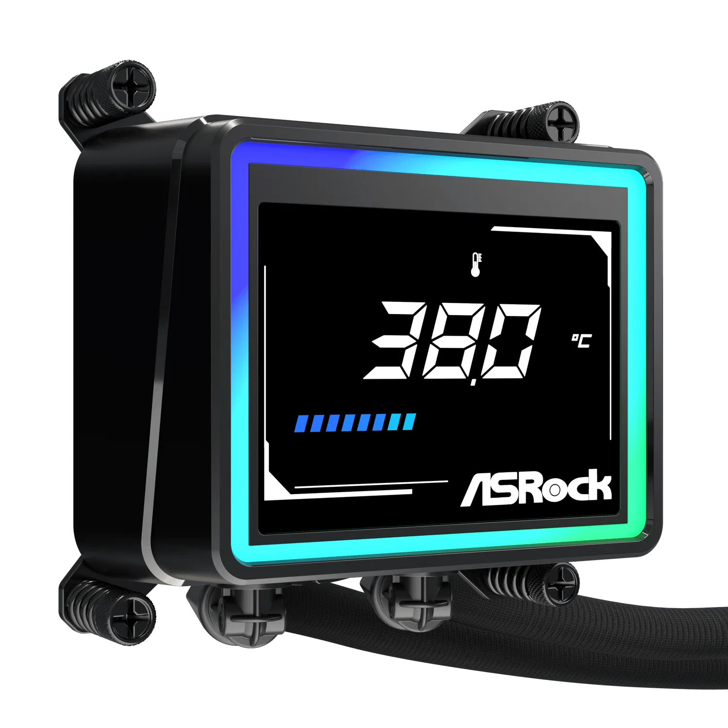 ASRock Challenger 360 Digital AIO Liquid Cooler - Black