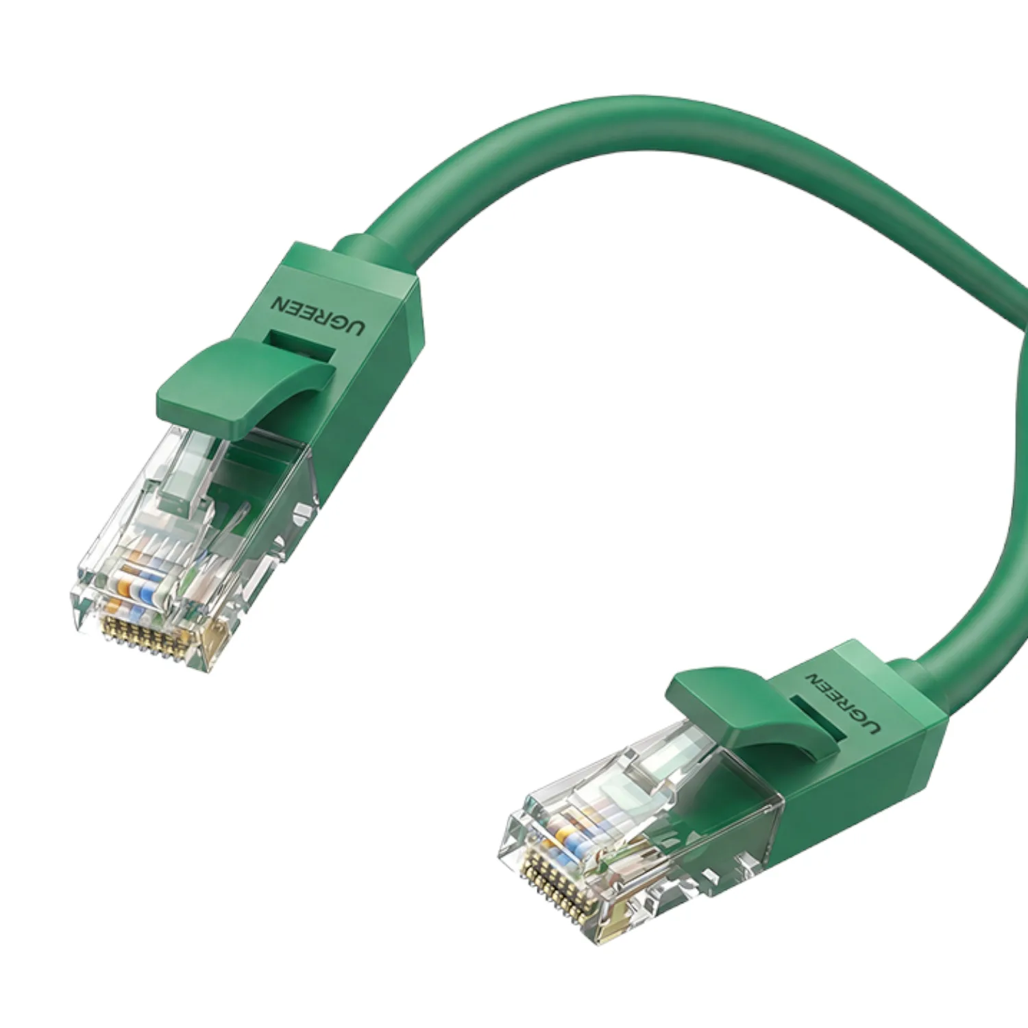 UGREEN RJ45 CAT6 0.5m LAN Network Cable - (1Gbps, 250MHz) – Green