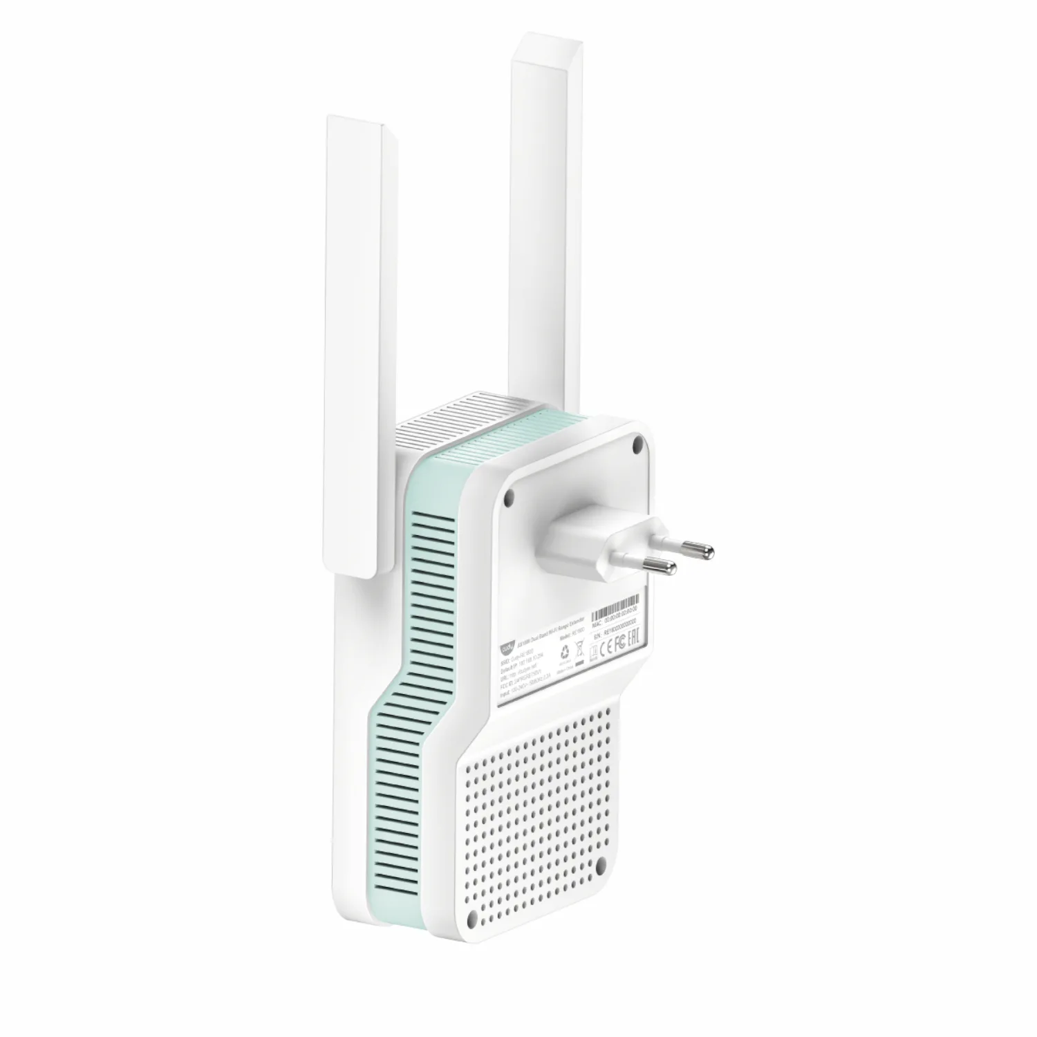 Cudy AX1500 Dual-Band Wi-Fi 6 Range Extender (Wall Plug)-White