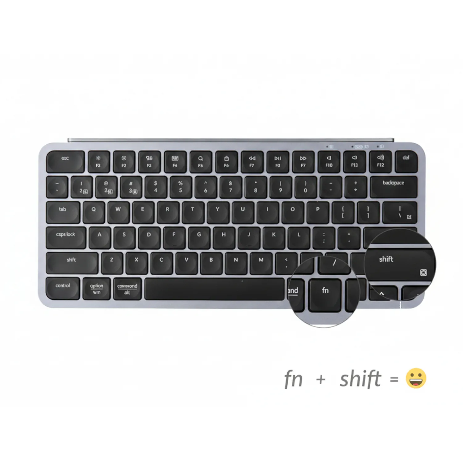 Keychron B1 Pro 75% Layout Wireless Keyboard and Mouse Combo - Space Grey