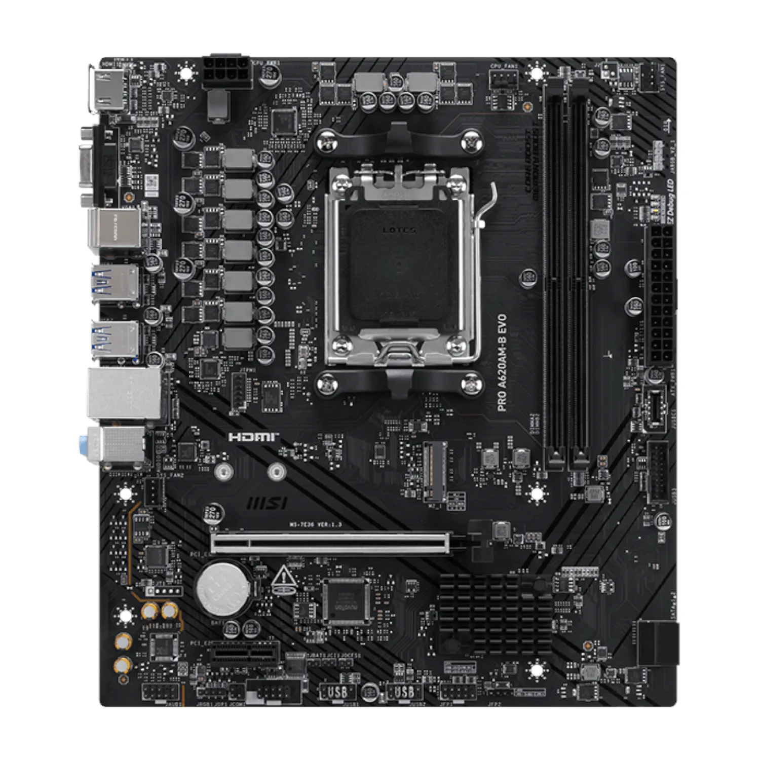 MSI PRO A620AM-B EVO AM5 M-ATX Motherboard