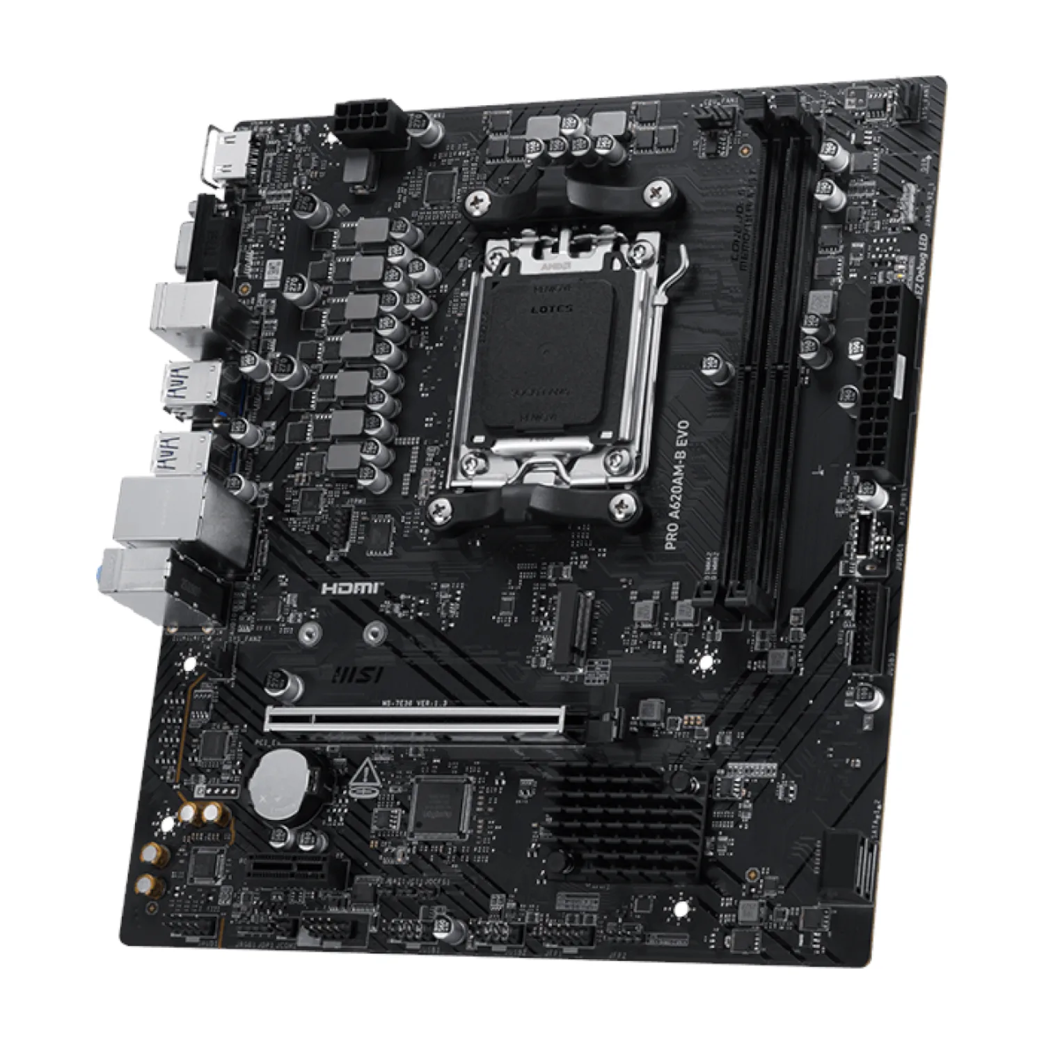 MSI PRO A620AM-B EVO AM5 M-ATX Motherboard